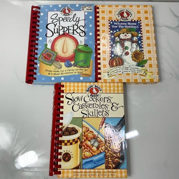 GOOSEBERRY PATCH Cookbooks Lot of 3 - Picture 1 of 7